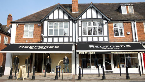 Redfords Designer Menswear View of Both Retail Outlets