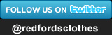 Follow us on Twitter @redfordsclothes